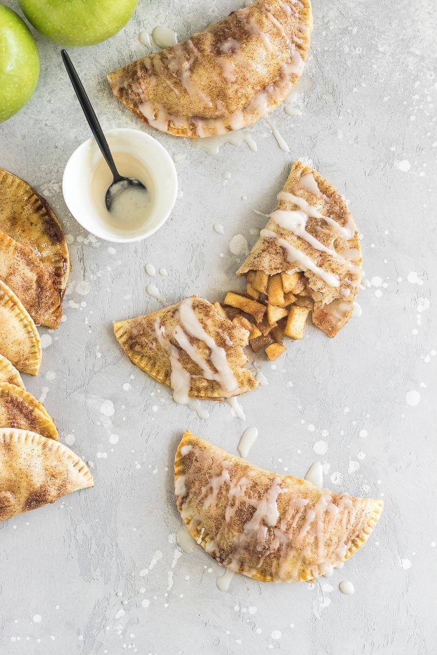 Baked Buttery Apple Cinnamon Empanadas