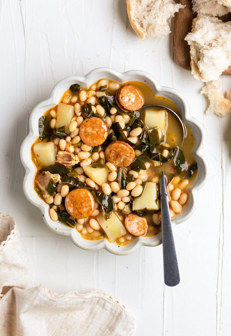 Caldo Gallego (Galician White Bean Soup)