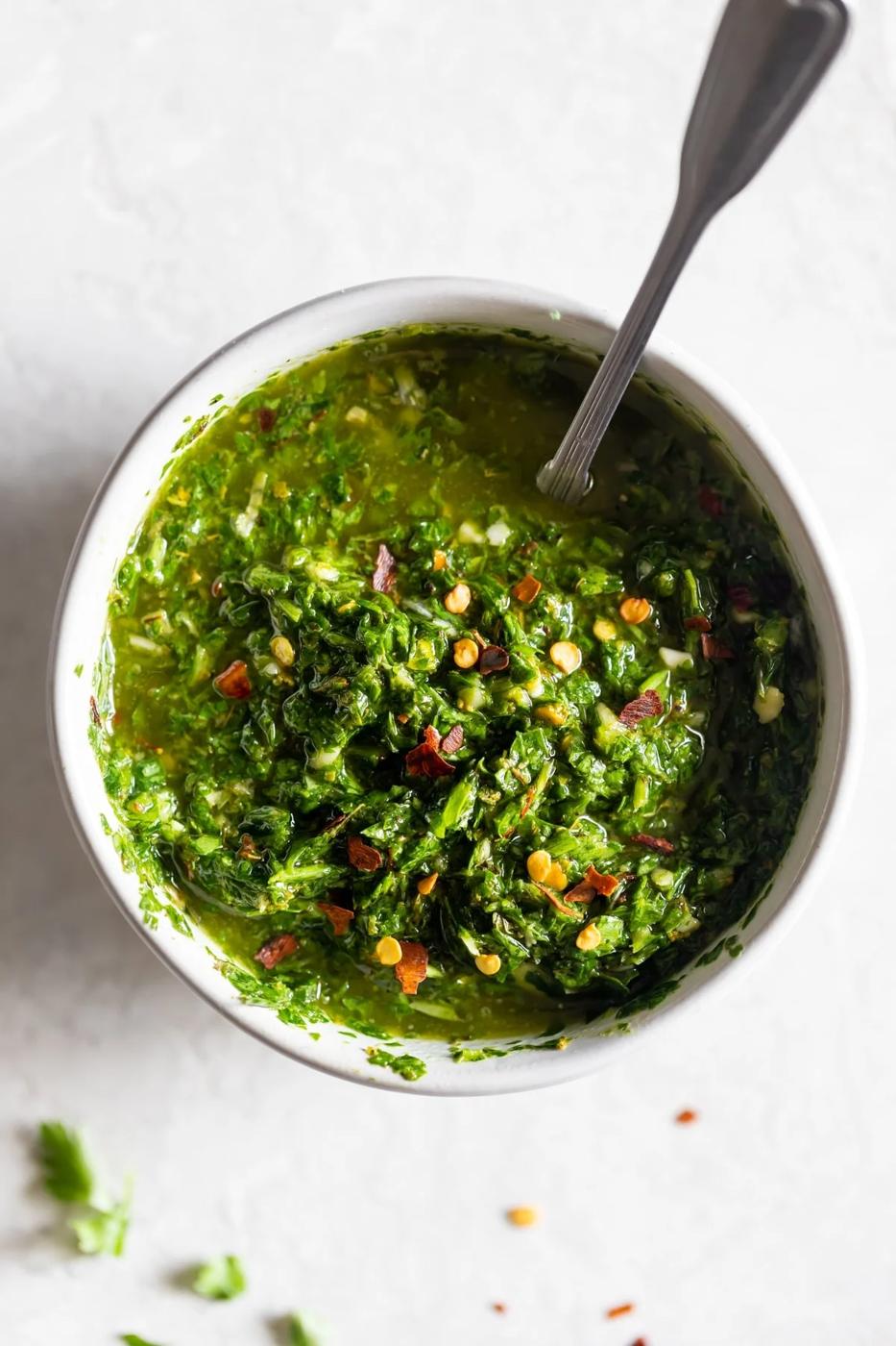 Authentic Chimichurri Sauce for Churrasco (No Cilantro)
