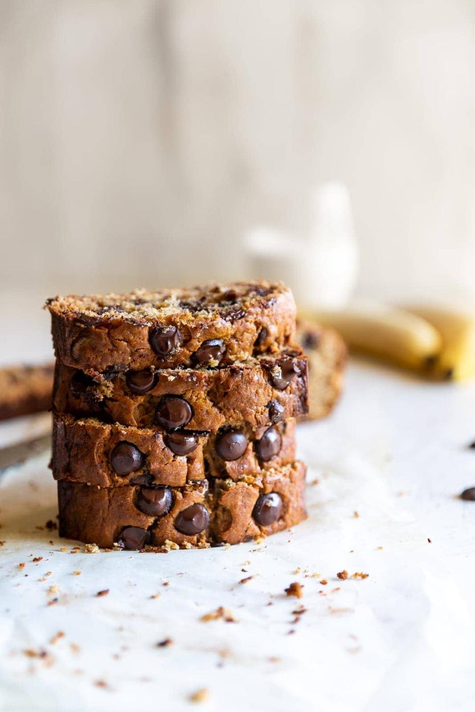 Super Moist Chocolate Chip Banana Bread
