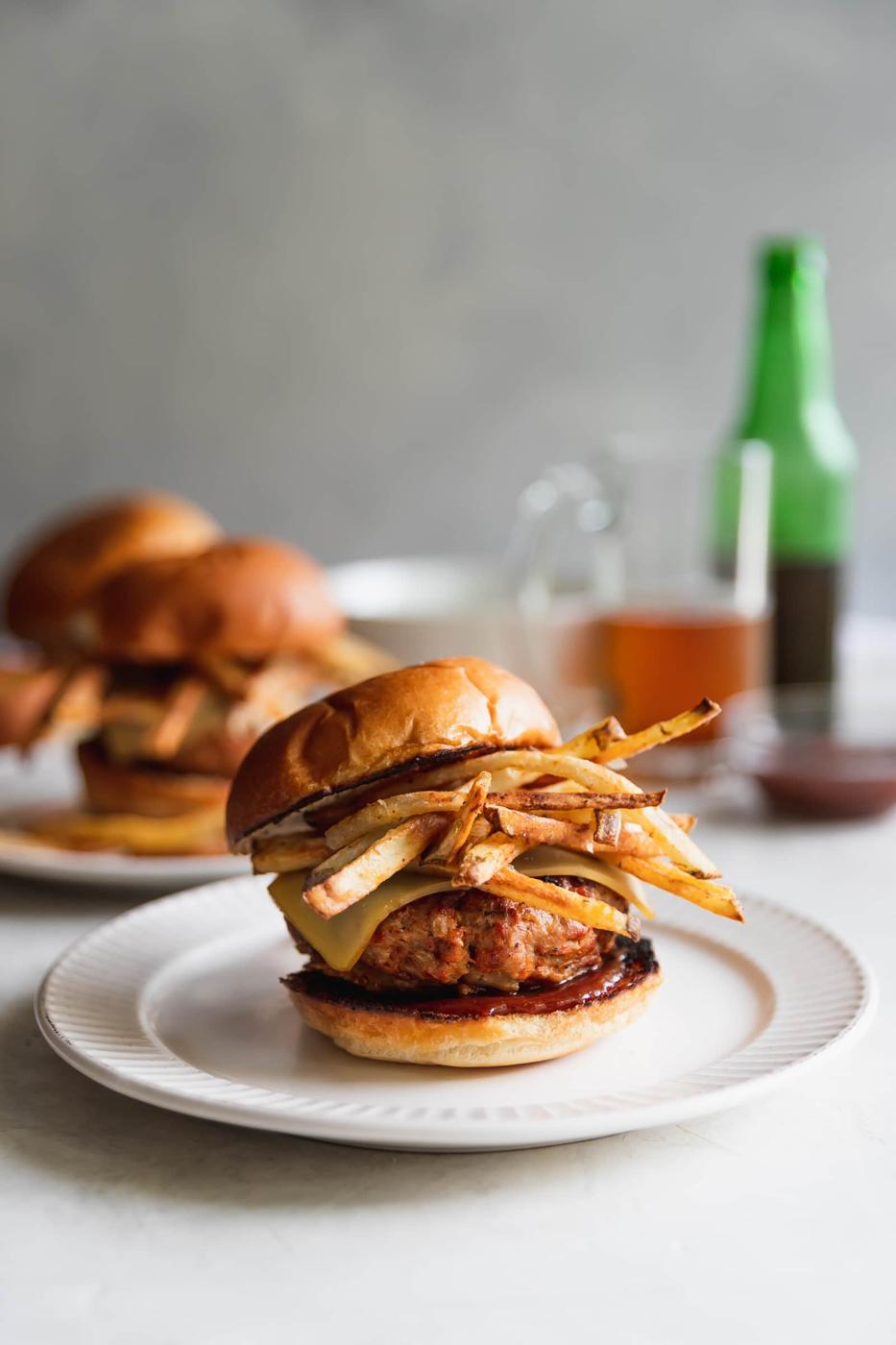 Cuban-Inspired Chorizo Turkey Burgers