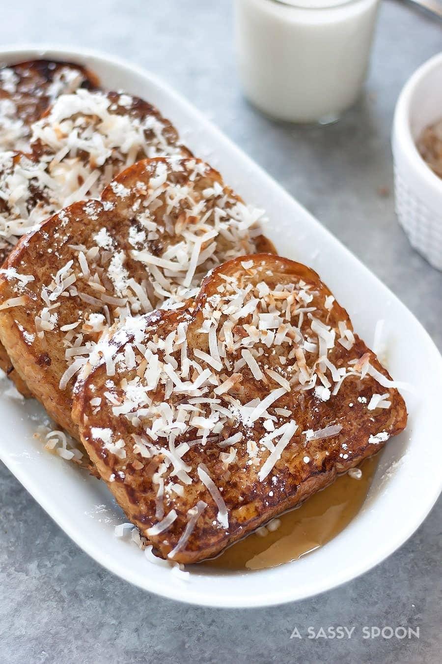 Coquito French Toast (The Best French Toast Recipe!)