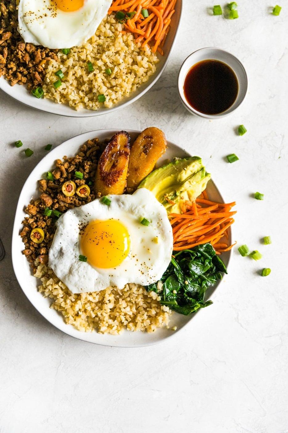 Cuban Bibimbap Bowl