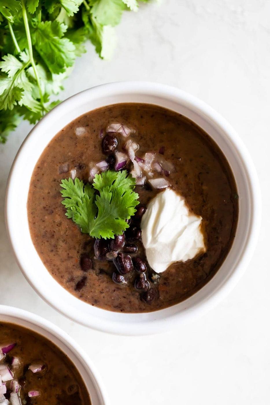 Cuban Black Bean Soup (Sopa de Frijol Negro)