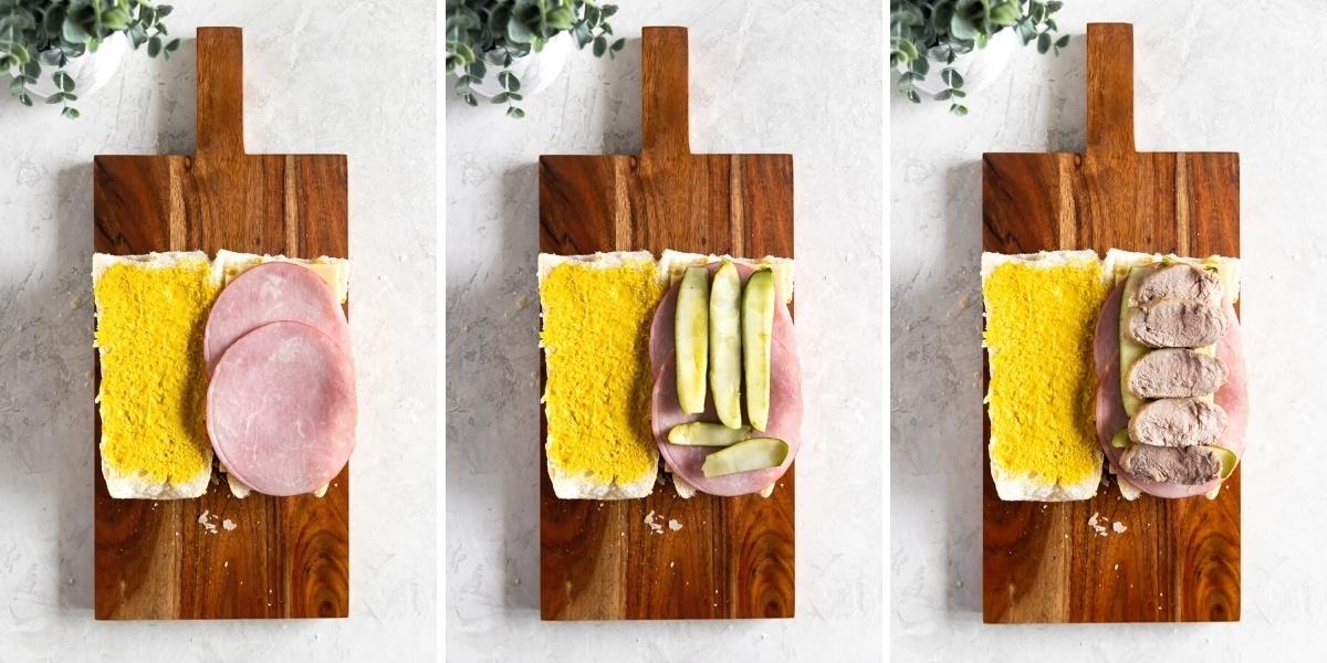step by step how to make a cuban sandwich