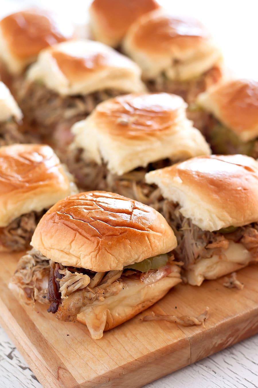 Easy Cuban Sliders with Shredded Pork
