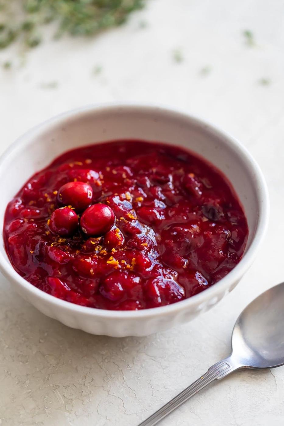 Homemade Guava Cranberry Sauce with Oranges