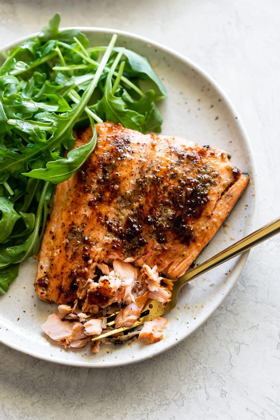 5-Ingredient Honey Mustard Salmon