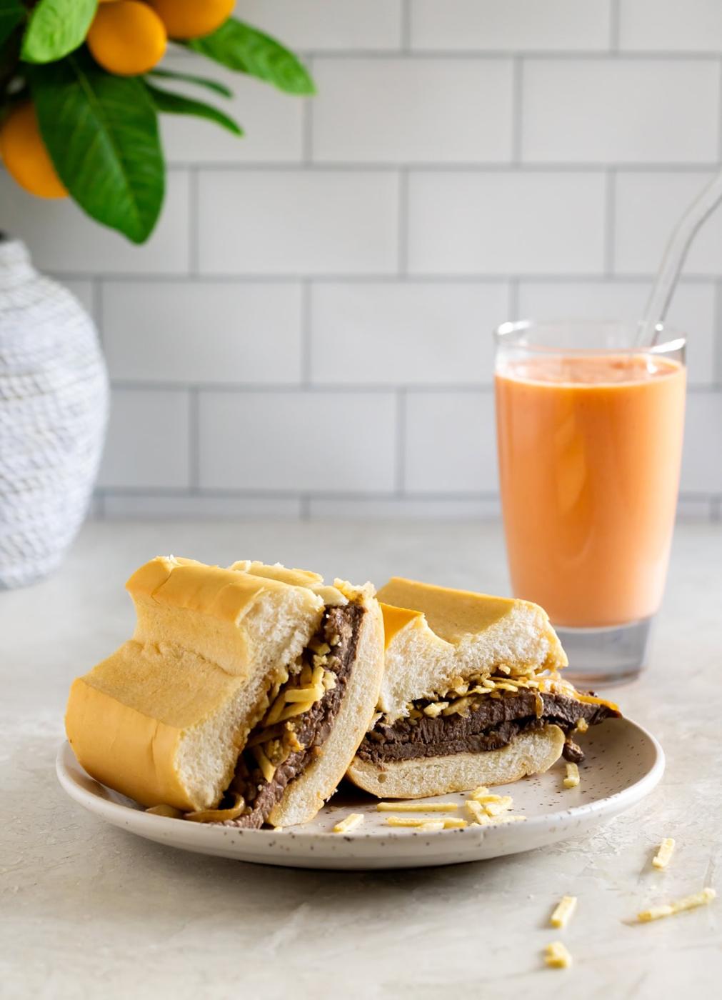 Pan Con Bistec (Miami-Style Cuban Steak Sandwich)