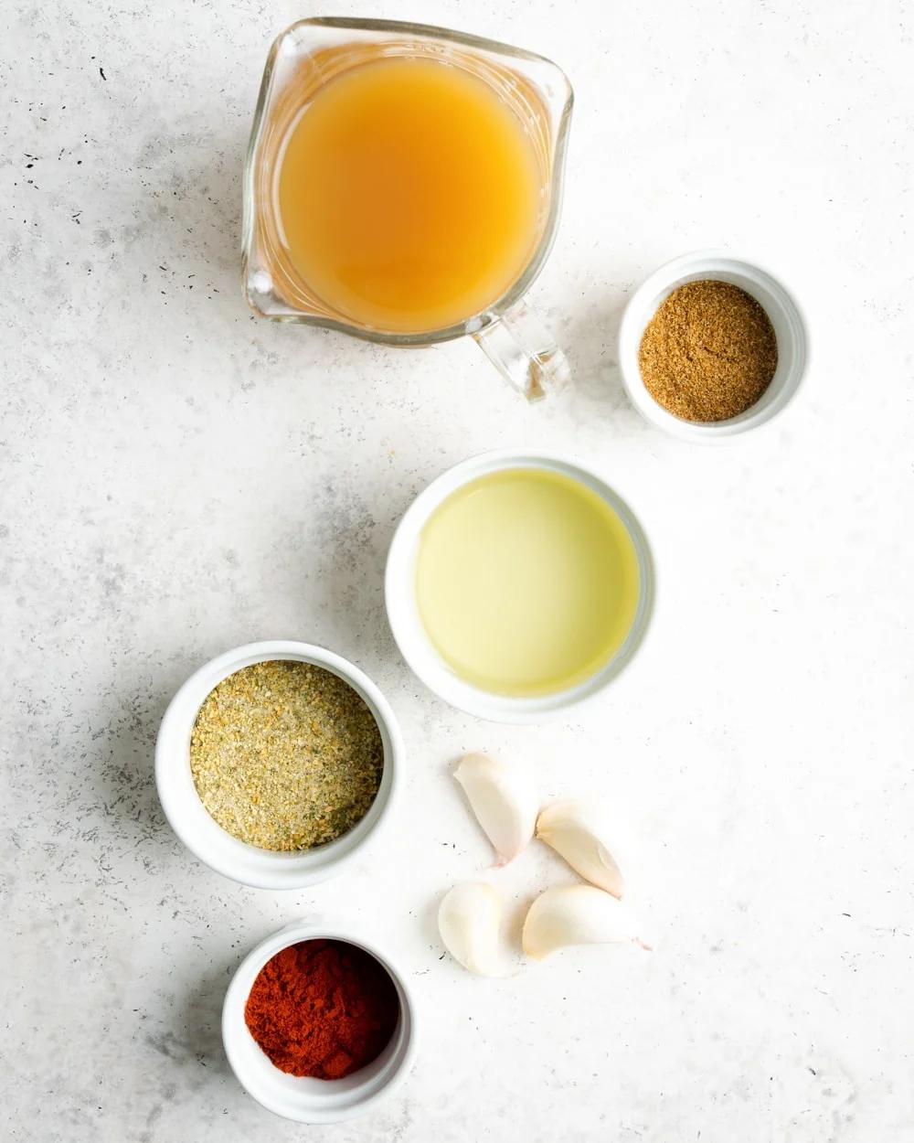 ingredients for Cuban pollo asado