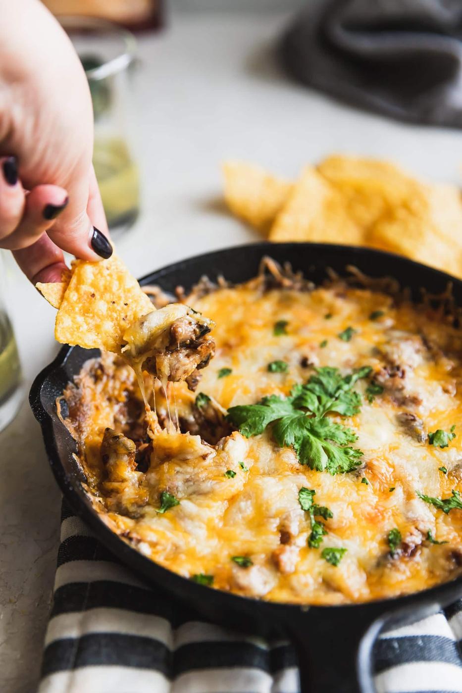 Queso Fundido with Chorizo