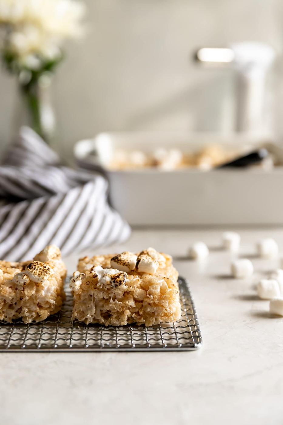 Smoky Rice Krispie Treats (5 ingredients!)