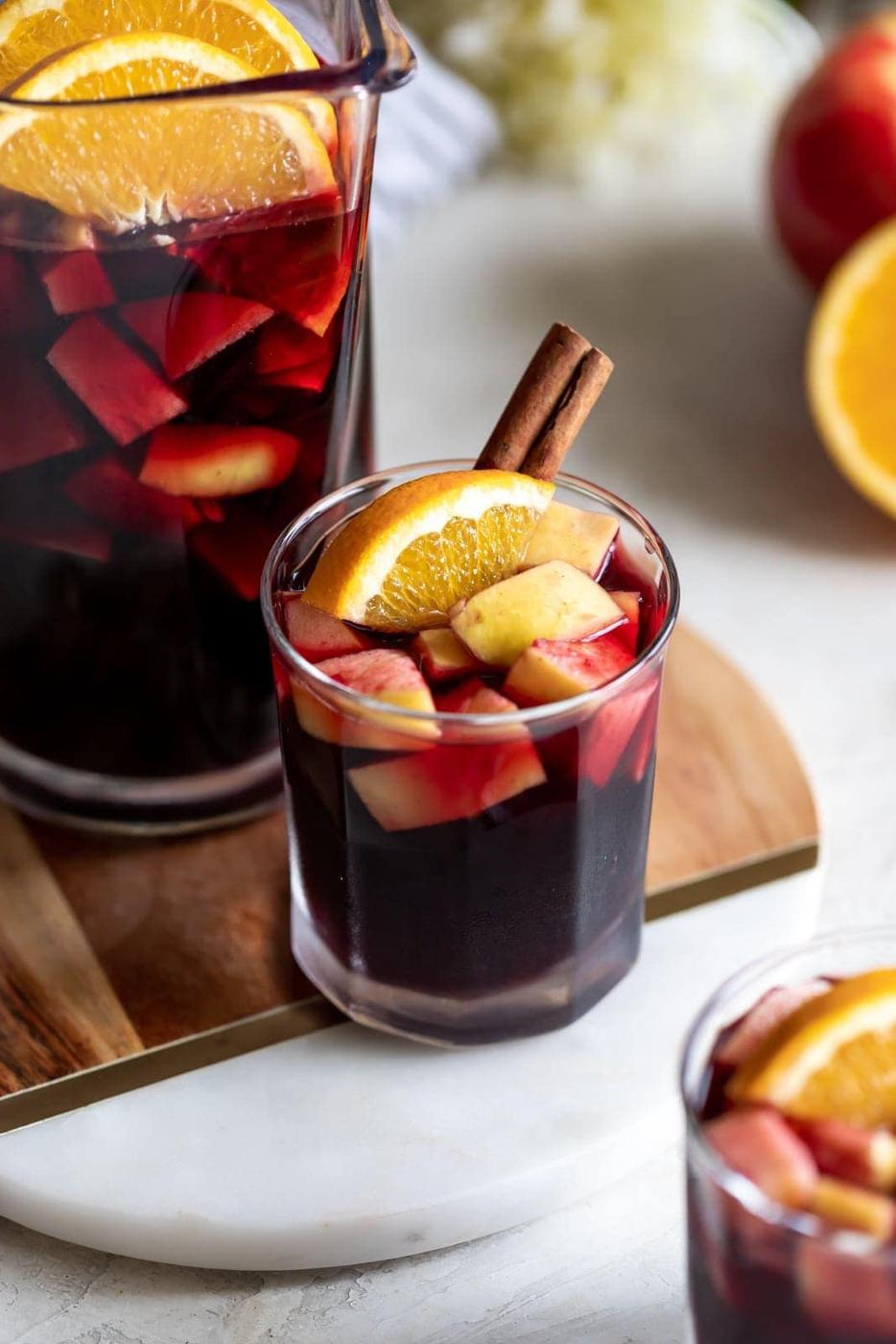 Spiced Pear & Apple Red Wine Sangria