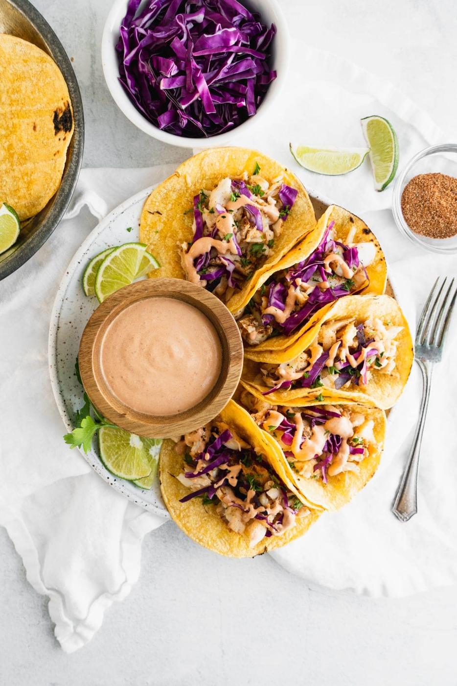 White Fish Tacos (15-Minute Recipe!)