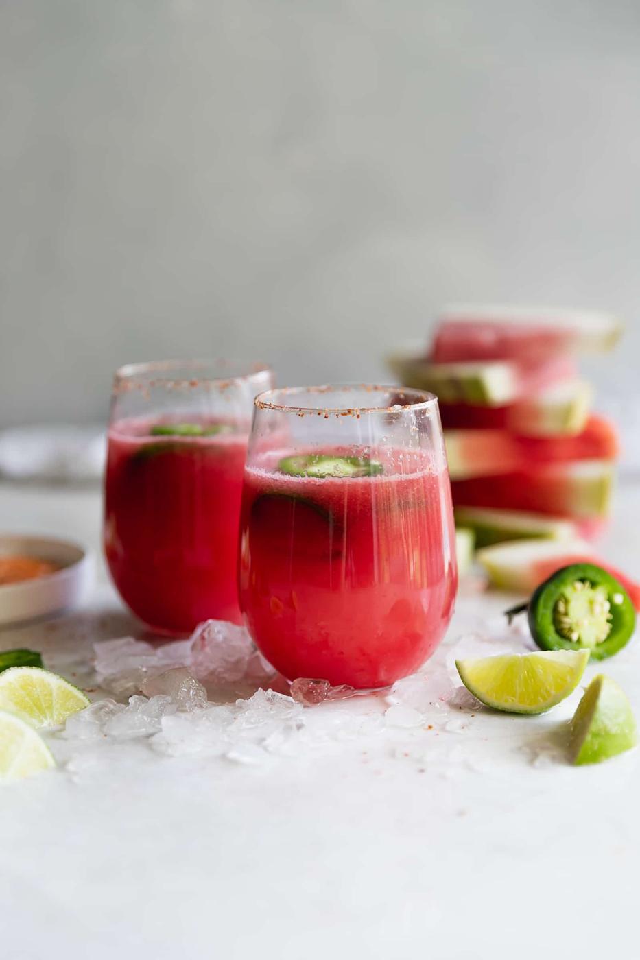 Spicy Tequila Watermelon Punch