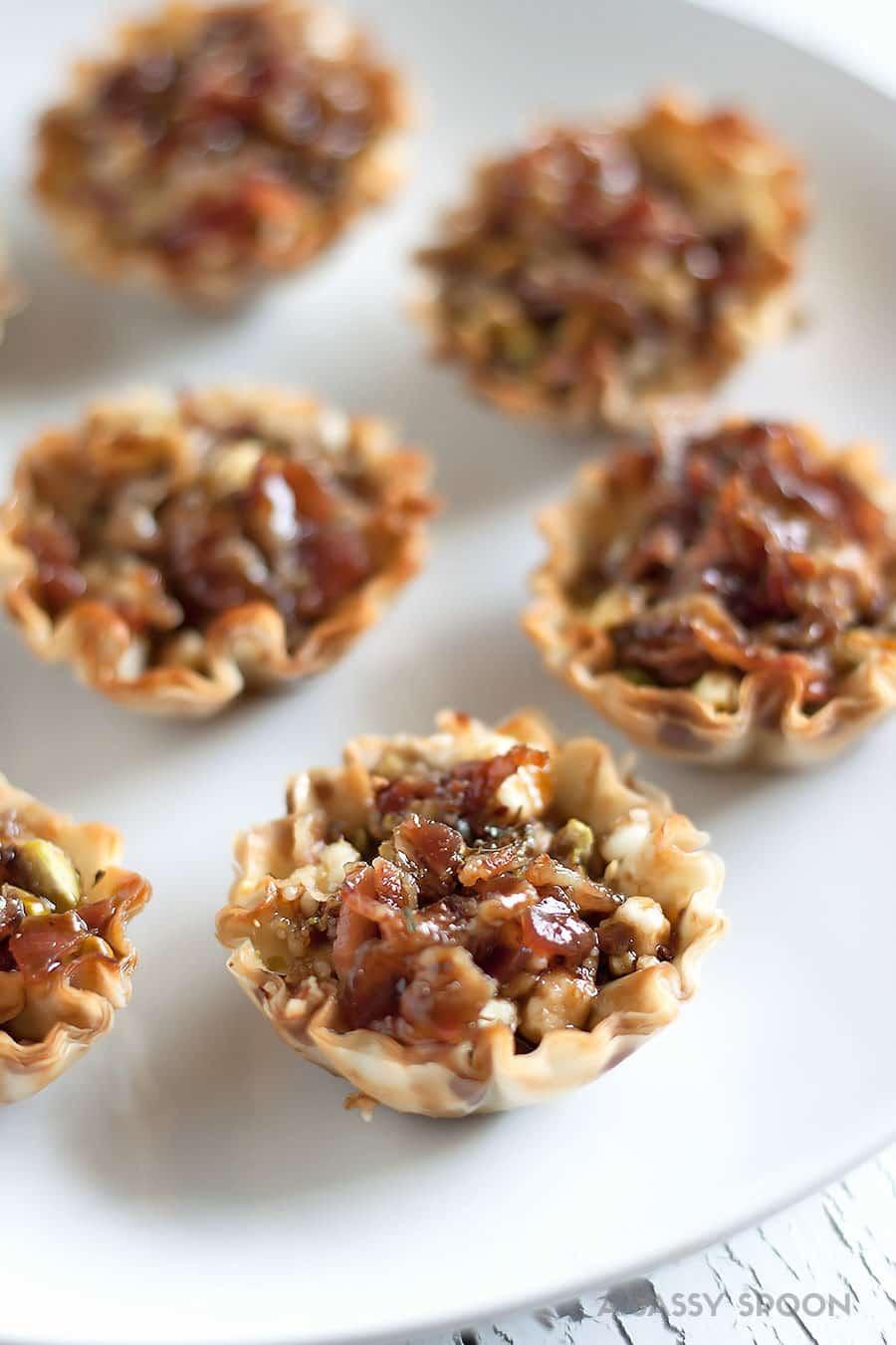 Sweet + Savory Phyllo Cups (Easy Appetizer Idea!)