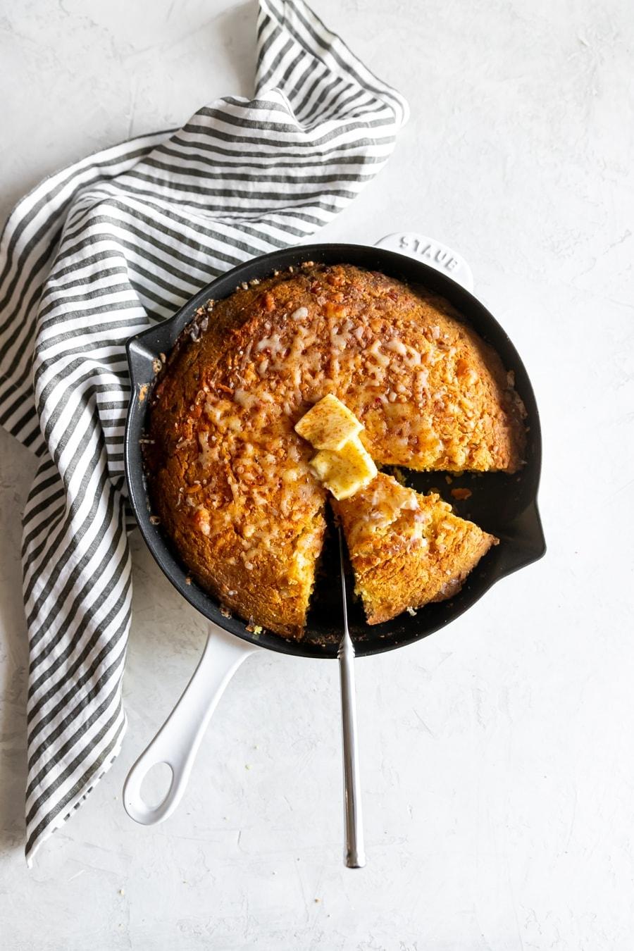 Sweet & Spicy Honey Cornbread