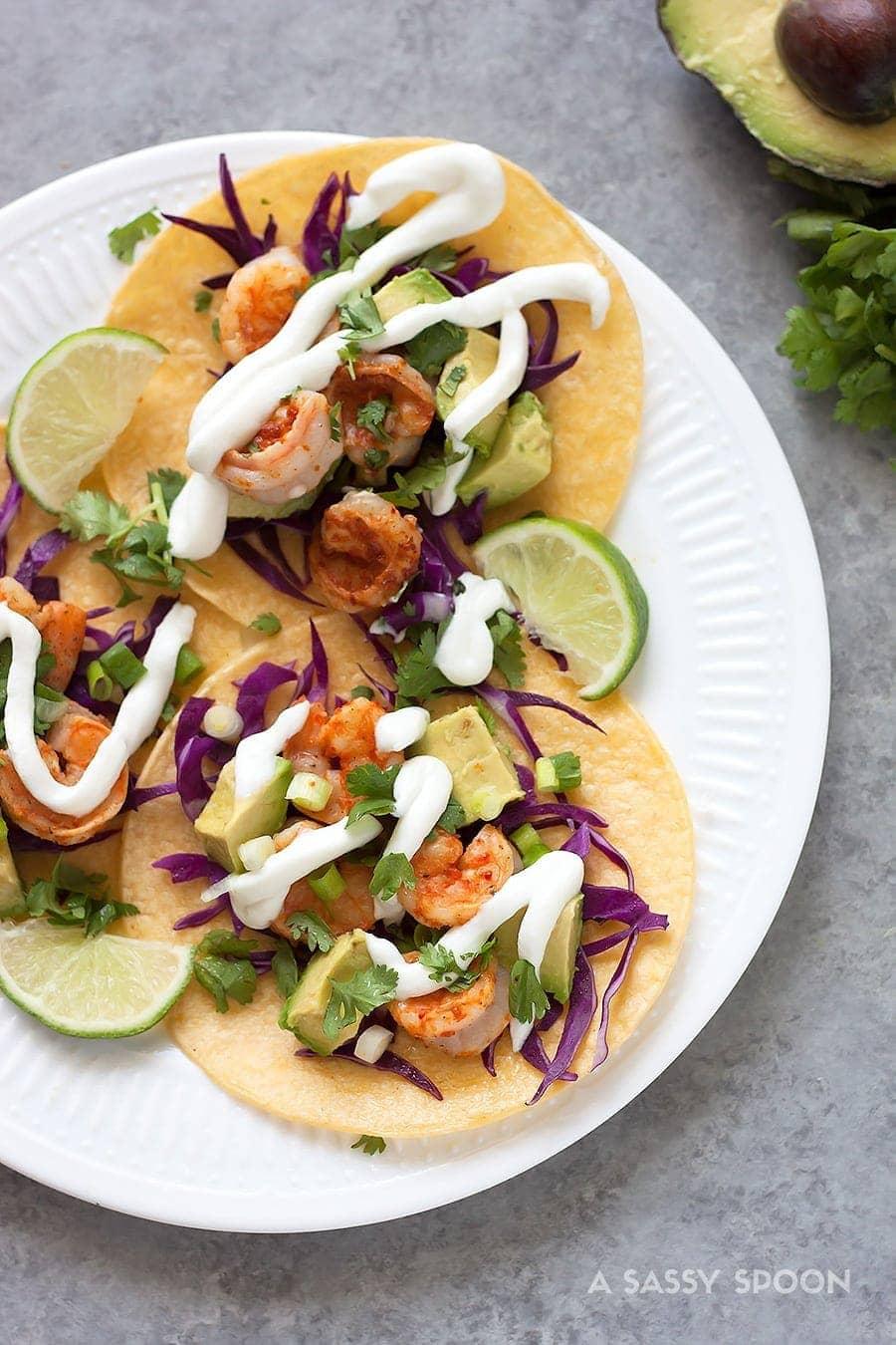 Tequila Chili-Lime Shrimp Tacos