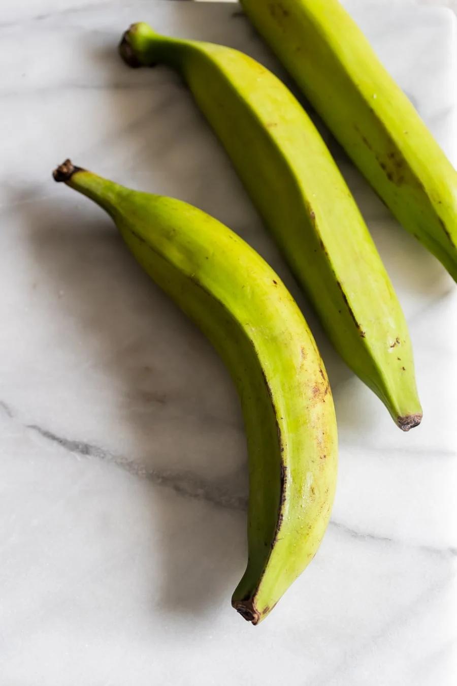 green plantains for tostones