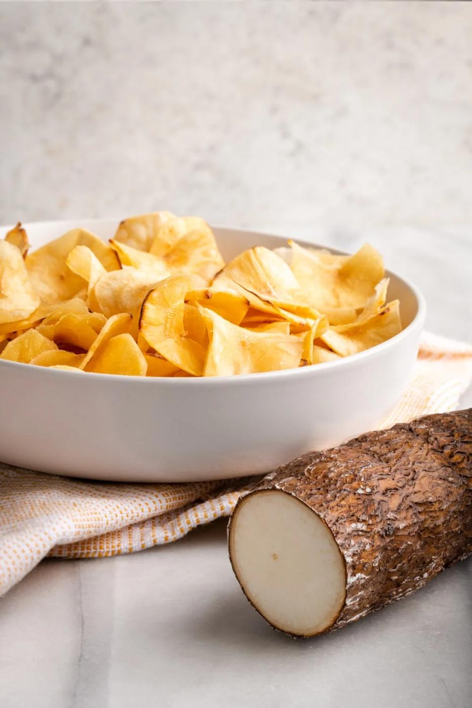 Quick 3-Ingredient Yuca Chips (Cassava Chips)