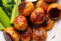 Zesty Buffalo Chicken Meatballs