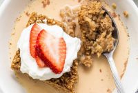 Creamy Tres Leches Baked Oats