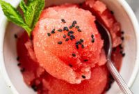 Sweet & Simple Watermelon Sorbet