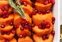 Grandpa Dick’s Signature Maple Cranberry Sweet Potatoes
