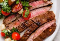 Balsamic Glazed Steak Caprese