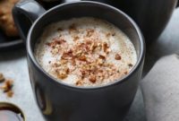 Dairy Free Homemade Maple Pecan Latte