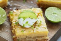 Easy Coconut Key Lime Pie Bars