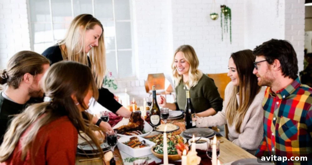 people gathering at table.