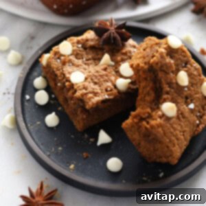 gingerbread cookie bars on a plate