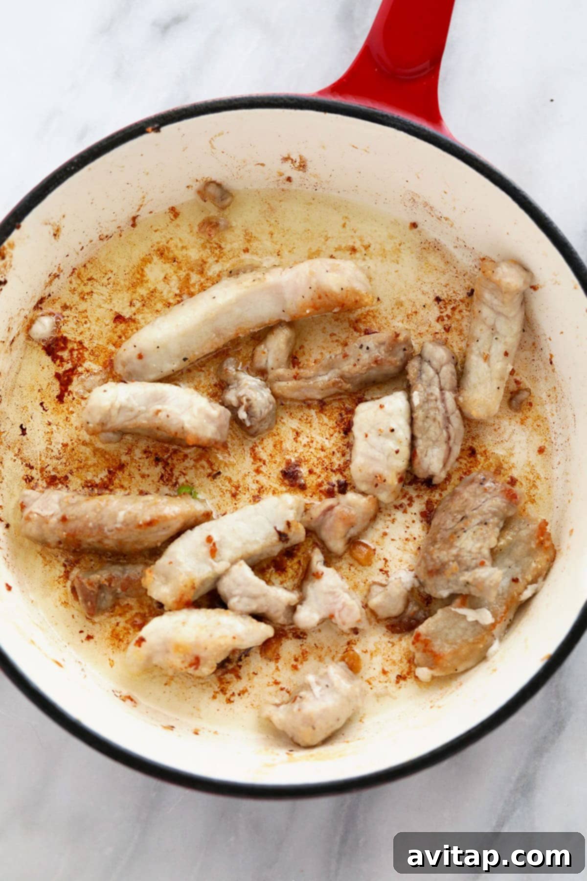 Cooked Sticky Honey Pork, sliced and ready to be served, an inviting pork recipe.