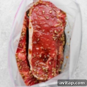 Steak marinade ingredients.