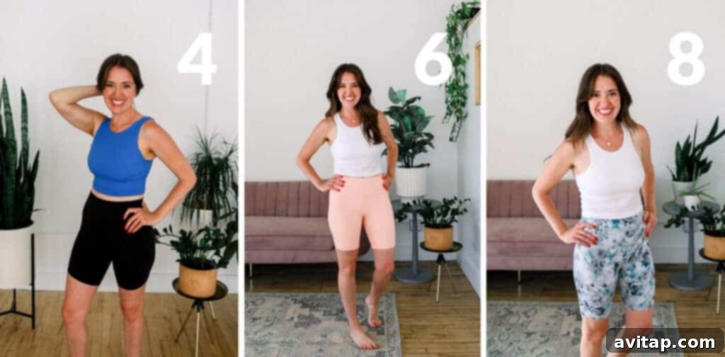 Find your ideal fit with Lululemon Align shorts available in multiple inseam options. Linley showcasing three different inseam lengths of Lululemon Align shorts for comparison