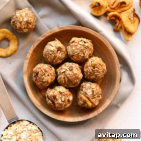 apple chai energy balls