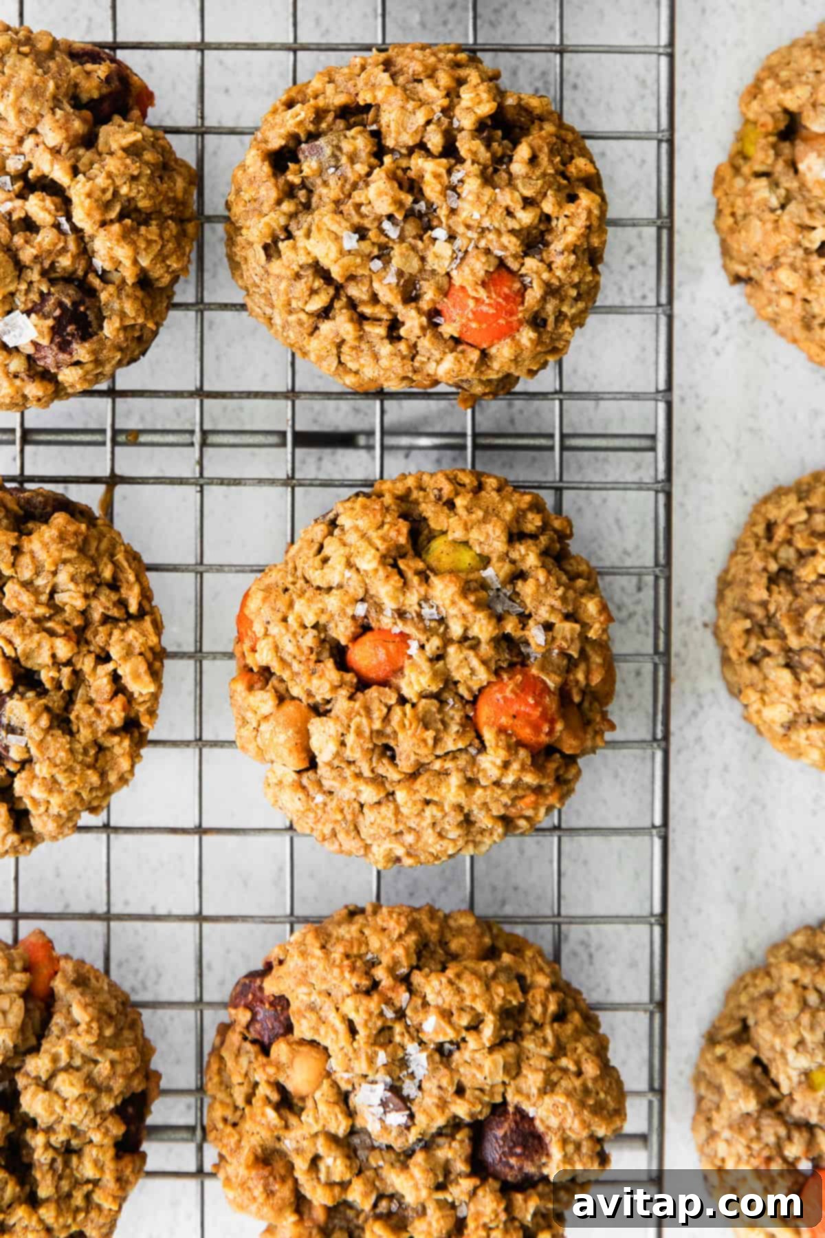 cookies on wire rack