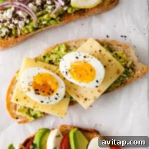 Avocado toast ready to be served