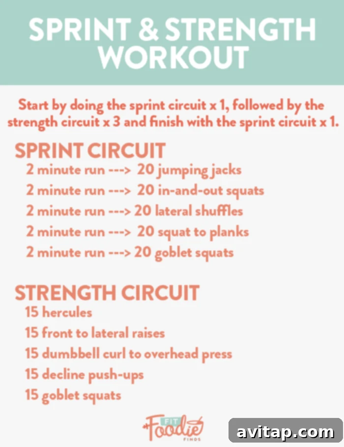 Elevate your fitness with this comprehensive full-body sprint and strength workout, combining treadmill sprints with effective strength exercises for maximum results.