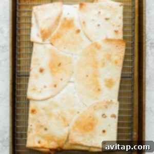 The finished sheet pan quesadilla, golden brown and perfectly crispy, just removed from the oven.