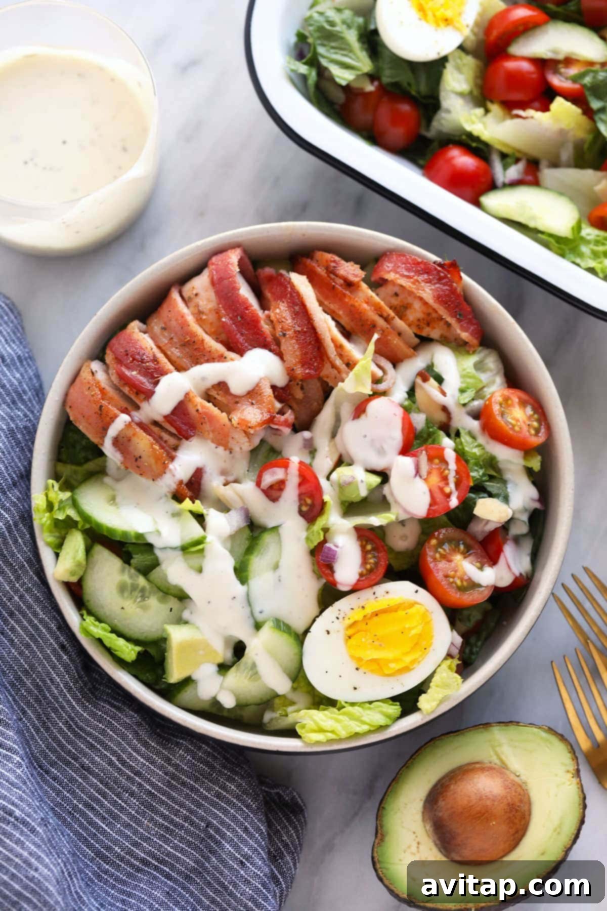 chicken salad with ranch dressing
