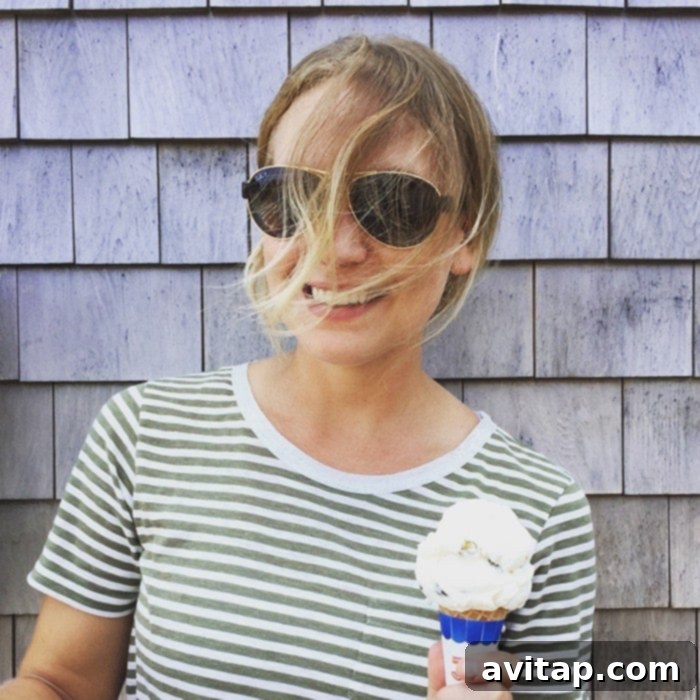 Indulging in Pistachio Ice Cream at The Juice Bar, Nantucket