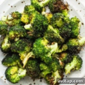Air fryer broccoli.
