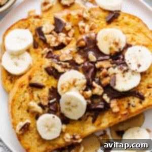 Air fryer chunky monkey french toast.
