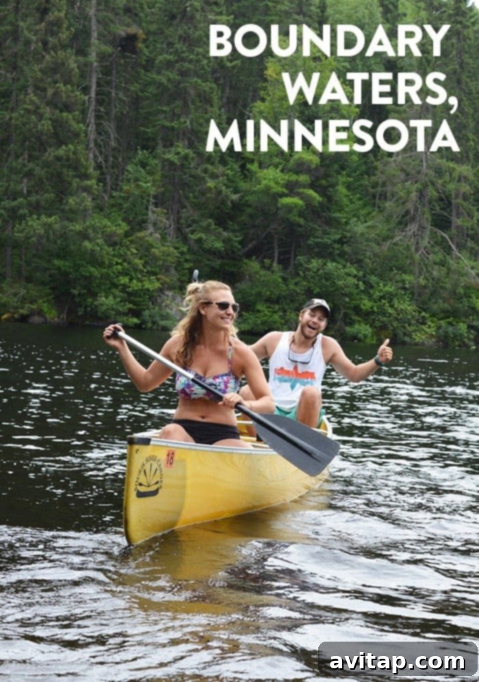 Exploring the pristine Boundary Waters of Minnesota by canoe and camping under the stars, disconnecting from the everyday.