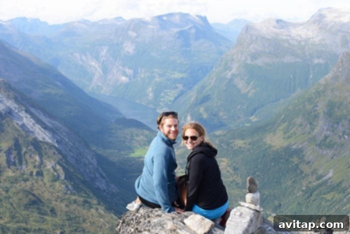 fjord - Panoramic View from Dalsnibba