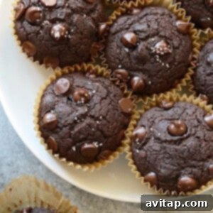 A plate of chocolate pumpkin muffins on a white plate, ready to be served.