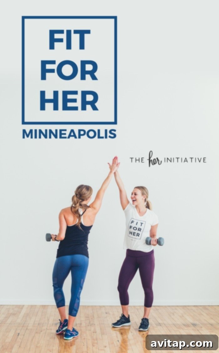 Fit For HER Minneapolis is coming to Minneapolis on February 18th and you're invited! Check out this 30 Minute Legs and Shoulders HIIT Workout inspired by the Her Initiative. 