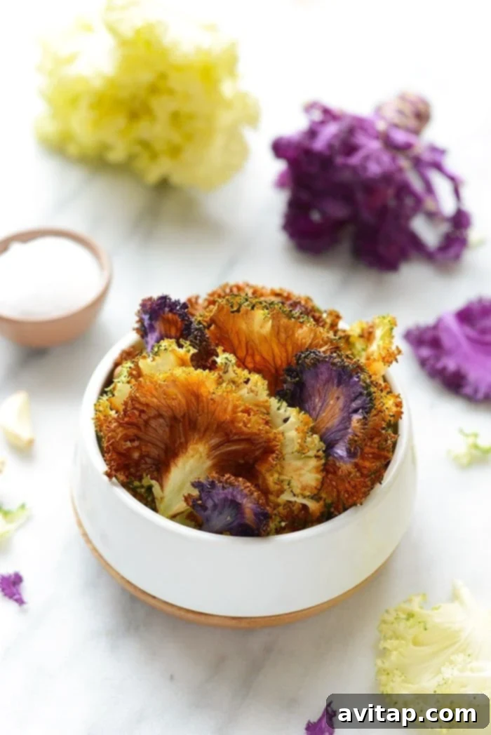 Garlic Roasted Kale Chips - Healthy Recipes for Nursing Moms